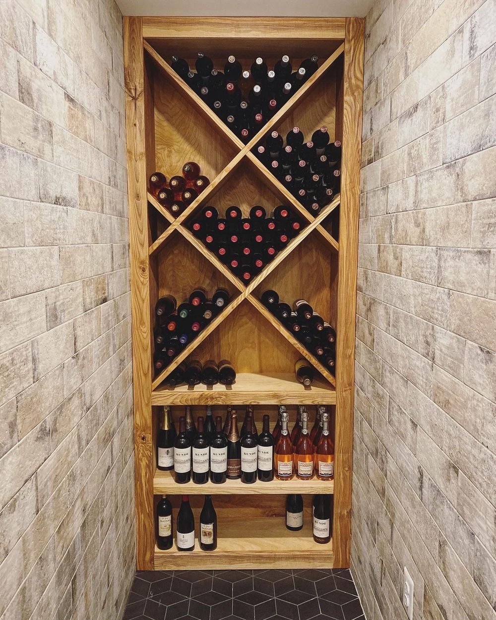 custom bourbon library built-in